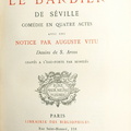 Le barbier de Séville avec notice par A. Vitu (1882)