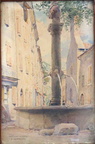 La fontaine du Reviron à Châtillon en Diois