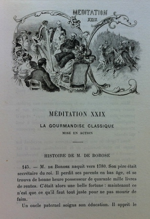 Méditation XXIX : La gourmandise classique, avec texte