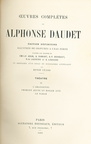 Oeuvres complètes d'Alphonse Daudet