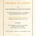 The amours of the Chevalier de Faublas - Page de garde