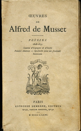 Musset - Poésies 1828-1833