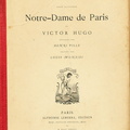 Couverture illustrations pour Notre-Dame de Paris