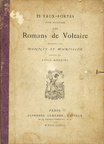 Couverture des 21 eaux-fortes pour illustrer les romans de Voltaire