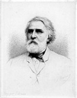 Portrait de Ivan Turgenev par Hedouin