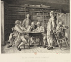 Meissonier - Lecture chez Diderot (Les graveurs du XIXe)